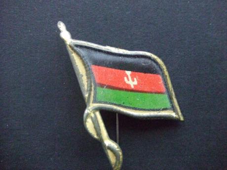 Sudan land in Afrika vierkleurig.(Groen staat voor de islam,Wit staat voor vrede, Rood symboliseert de revolutie,Zwart staat voor de band met de rest van Afrika)